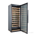 Kompresoriaus vyno šaldytuvas 300 butelių vyno veliūrinio šaldytuvas